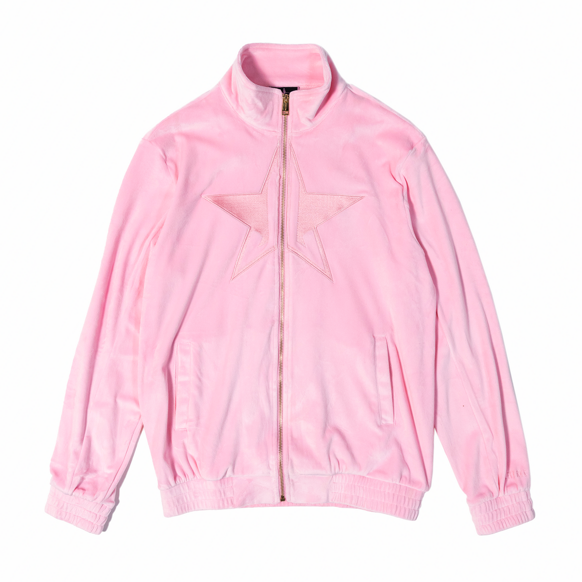 Velour Zip Up Jacket